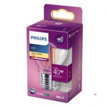 Philips LED clasic 40W E27 WW P45 CL ND