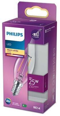 Philips LED classic 25W BA35 E14 WW CL ND Philips LED classic 25W BA35 E14 WW CL ND