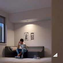 Philips DONEGAL recessed gray 1xNW 230V