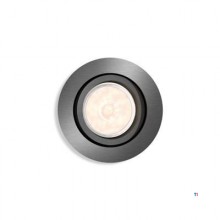 Philips DONEGAL recessed gray 1xNW 230V