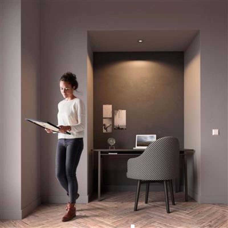 Philips DONEGAL recessed nickel 1xNW 230V