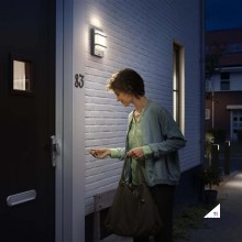 Philips Petronia IR Wandleuchte anthrazit 1x12 Philips Petronia IR Wandleuchte anthrazit 1x12