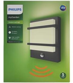 Philips Petronia IR Wandleuchte anthrazit 1x12 Philips Petronia IR Wandleuchte anthrazit 1x12