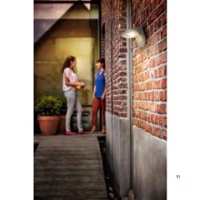 Philips Dusk Wandleuchte grau 1x1W SELV