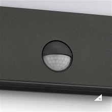 Philips Vaskebjørn væglanterne antracit 1x3W SEL