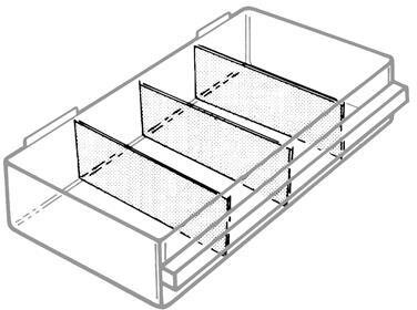 Raaco Chest of drawers Dividers (16pcs.) 150-03/04 Raaco Chest of drawers Dividers (16pcs.) 150-03/04