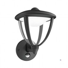 Philips Robin lanterna da parete nera 1x4,5W 230V