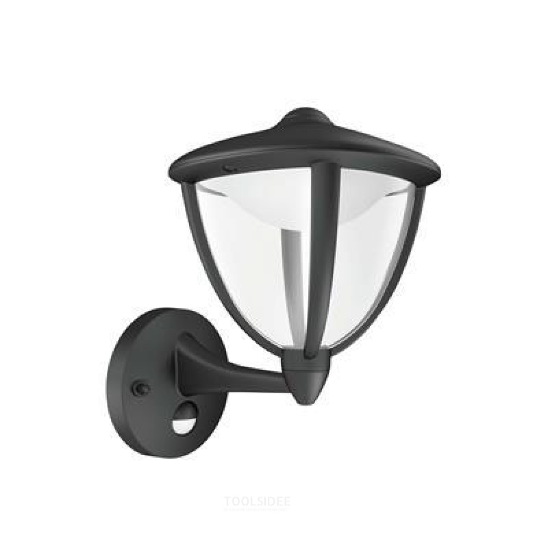 Philips Robin lanterna da parete nera 1x4,5W 230V