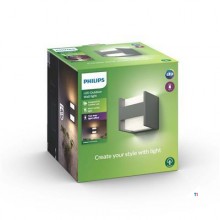 Philips Arbor wall lantern anthracite 2x4.5W
