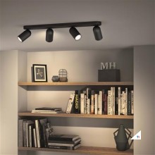 Philips PONGEE Bar-Rohr schwarz 4xNW 230V