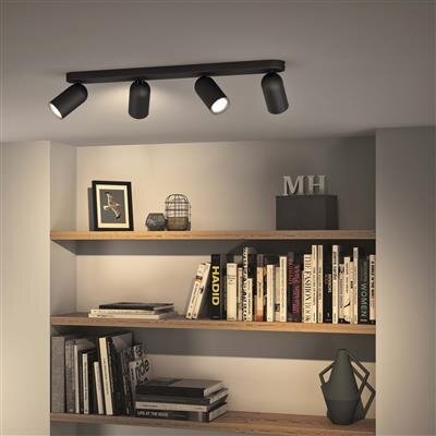 Philips PONGEE Bar-Rohr schwarz 4xNW 230V
