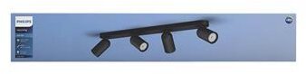 Philips PONGEE Bar-Rohr schwarz 4xNW 230V