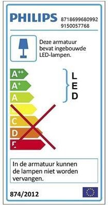 Philips Superslim CL550 SS RD 18W 40K W WV 06