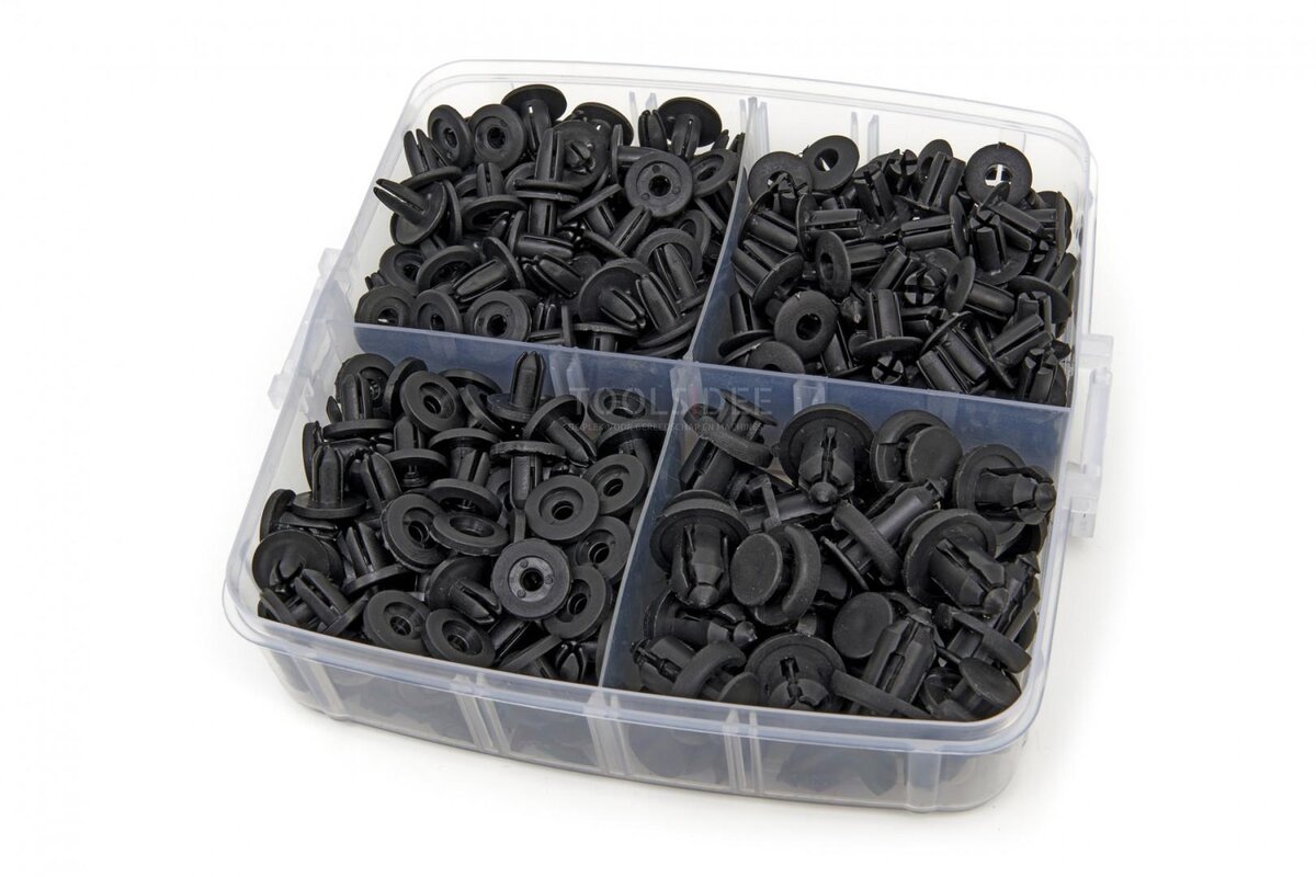 HBM 620 delar universella klädselklämmor och skruvnitar inklusive klädselklämmor