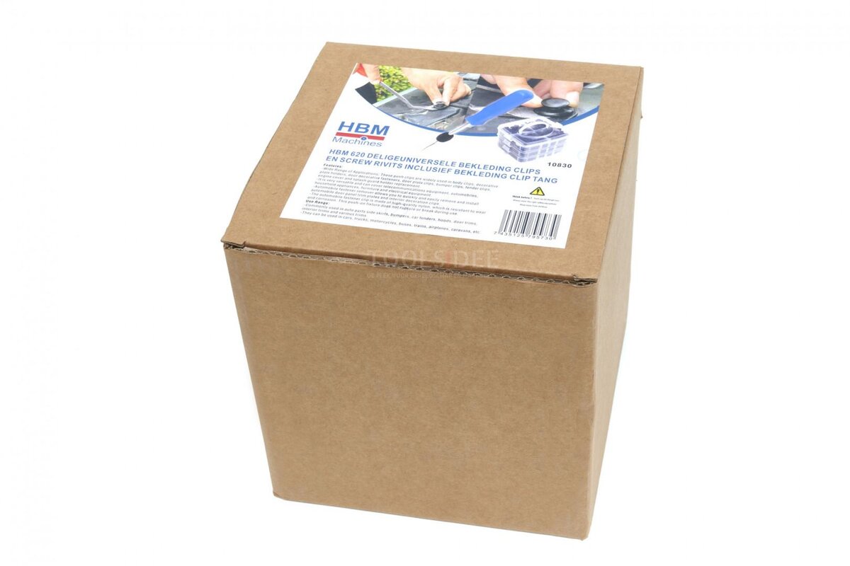HBM 620 delar universella klädselklämmor och skruvnitar inklusive klädselklämmor