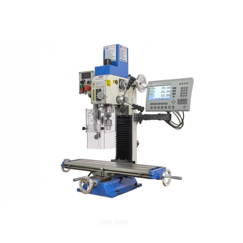 HBM BF 25 Milling Machine Large Table With 3 Axis LCD Digital Readout System