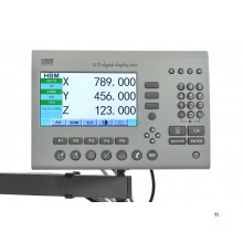 HBM BF 25 Milling Machine Large Table With 3 Axis LCD Digital Readout System HBM BF 25 Milling Machine Large Table With 3 Axis LCD Digital Readout System