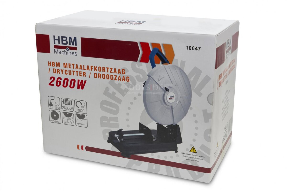 HBM Metallkrysssag / Drycutter / Tørrsag - 2600W HBM Metallkrysssag / Drycutter / Tørrsag - 2600W