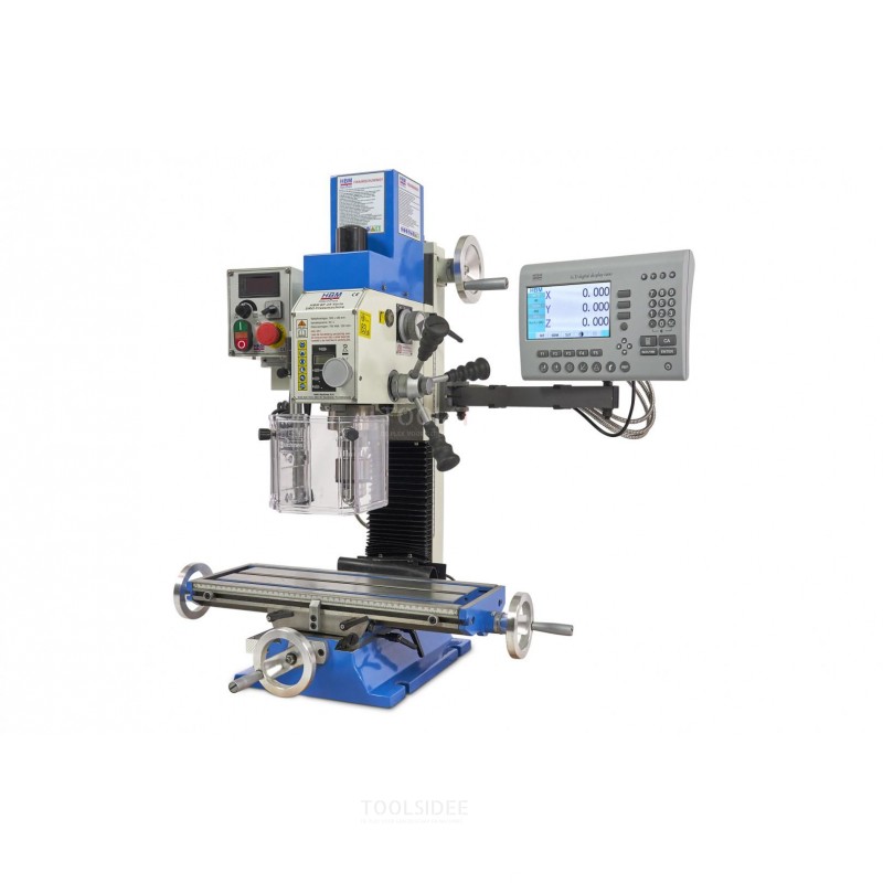 HBM BF 25 Milling Machine With 3 Axis LCD Digital Readout System
