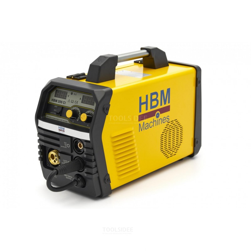 HBM 200 CI MIG-växelriktare med digital display och IGBT-teknik