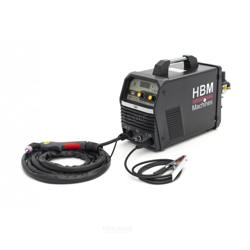 Cortadora de plasma HBM CUT 60 con pantalla digital y tecnología IGBT - 230 voltios - Negro