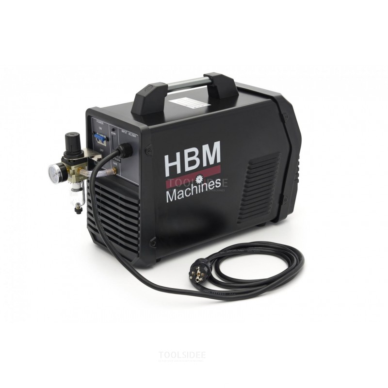 HBM CUT 60 plasmaskærer med digitalt display og IGBT-teknologi - 230 volt - sort