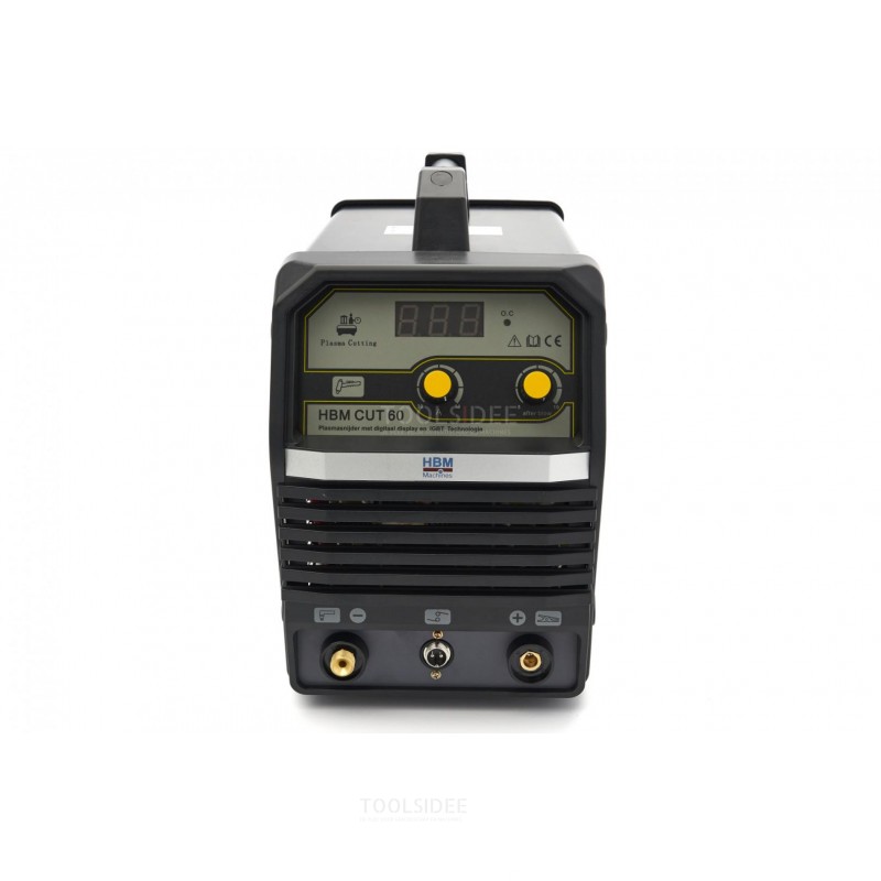 HBM CUT 60 Plasmasnijder met Digitaal Display en IGBT Technologie - 230 Volt - Zwart 