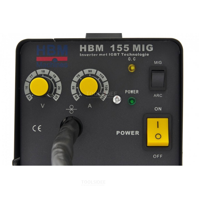HBM 155 MIG-Wechselrichter-Schweißgerät mit IGBT-Technologie