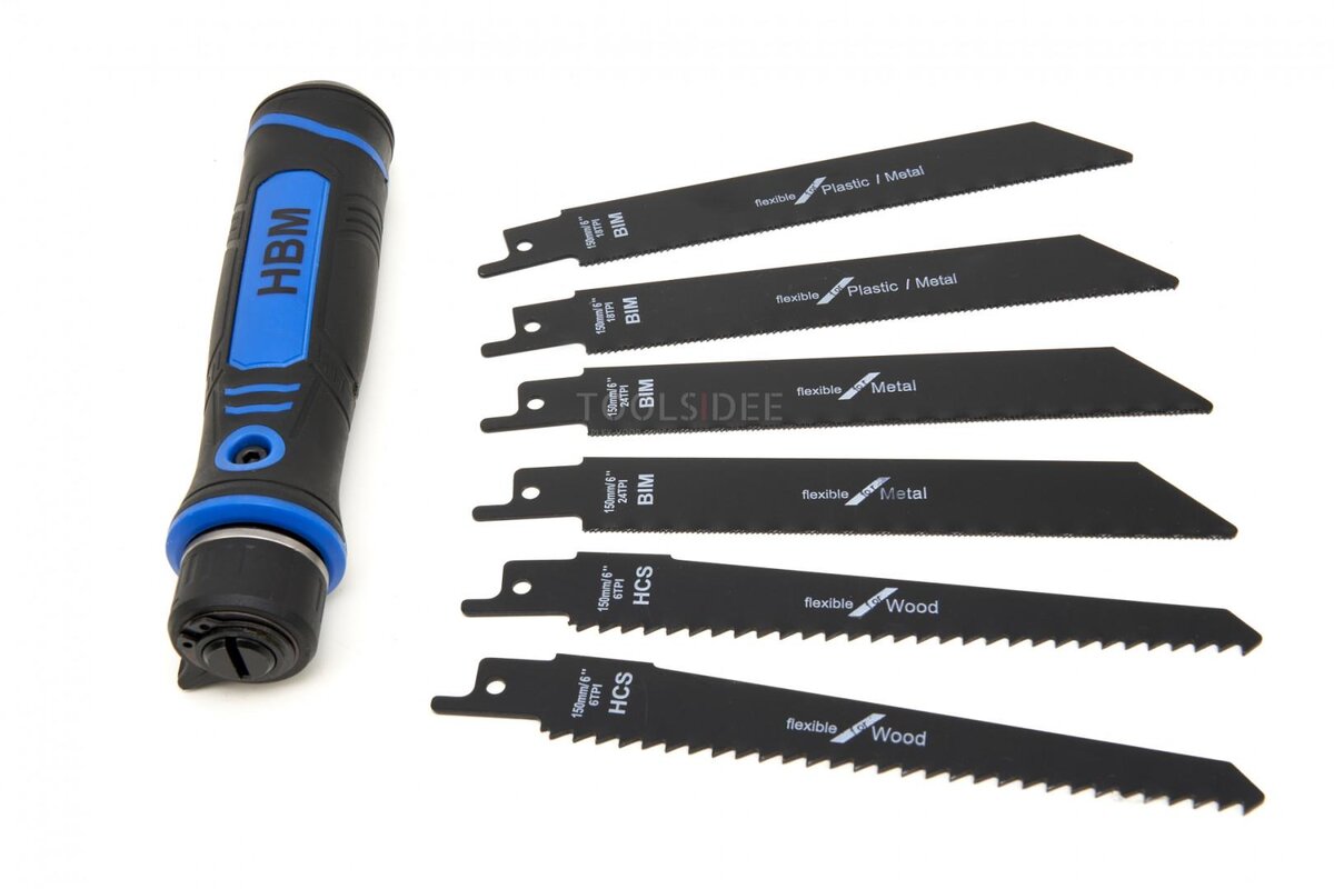  HBM 7-osainen puusaha, rautasaha, hankaussaha pikavaihtotelineellä