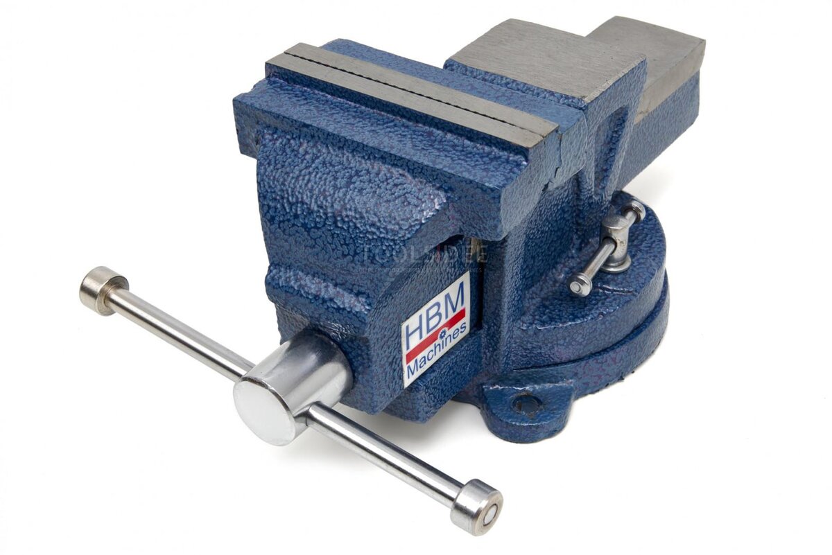 HBM Profi 100 mm Skruestikk med dreiefot HBM Profi 100 mm Skruestikk med dreiefot