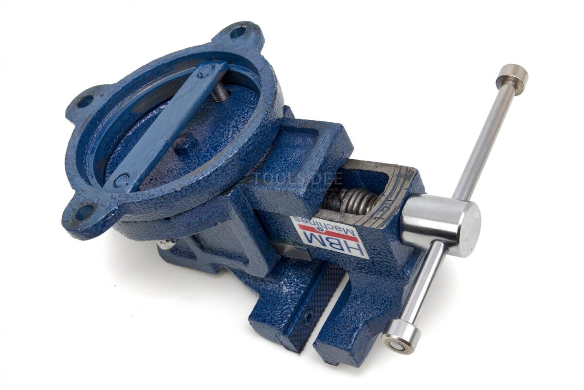 HBM Profi 100 mm Skruestikk med dreiefot HBM Profi 100 mm Skruestikk med dreiefot