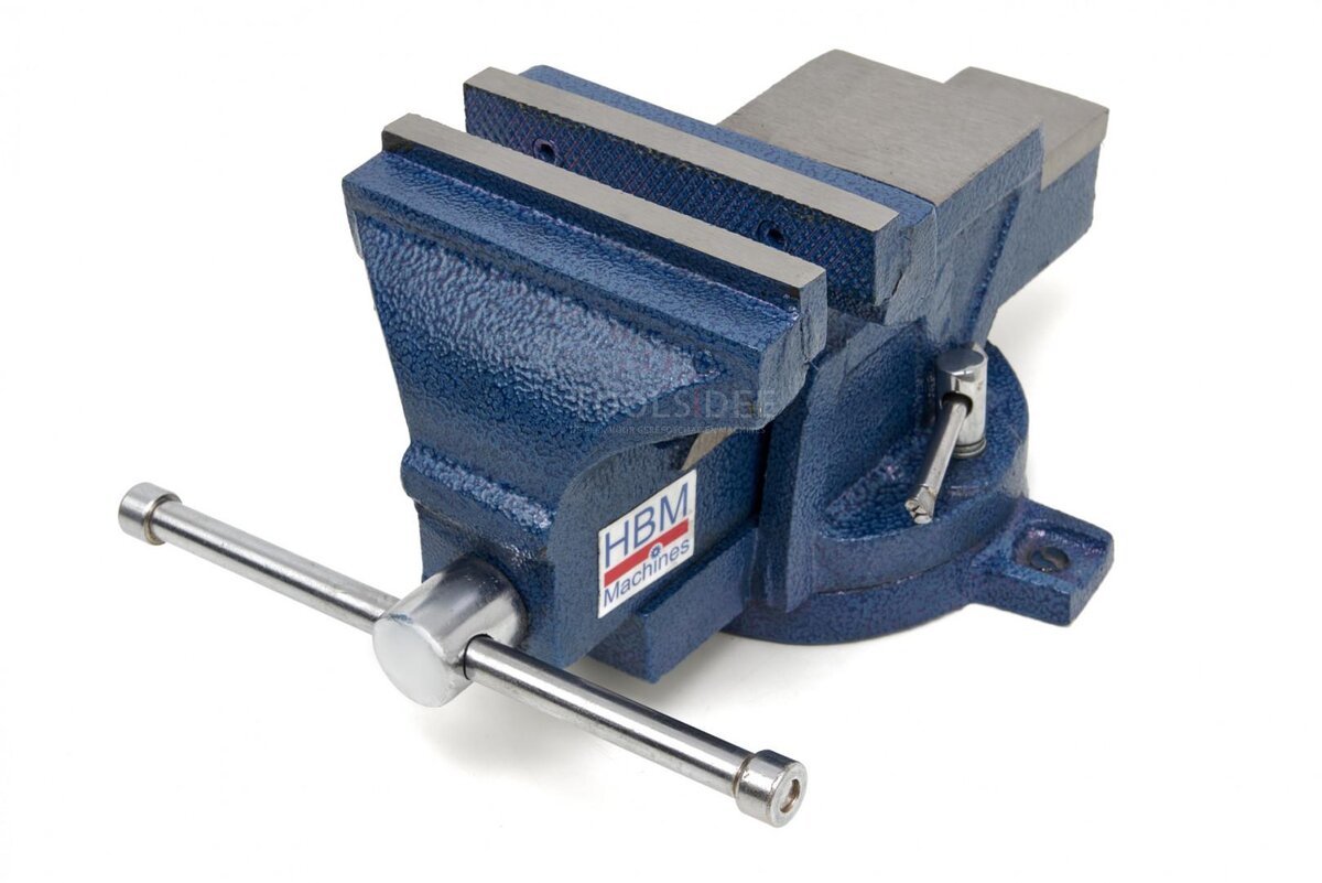 HBM Profi 125 mm Skruvstycke med vridbas