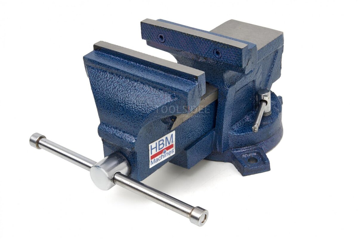 HBM Profi 125 mm Skruvstycke med vridbas