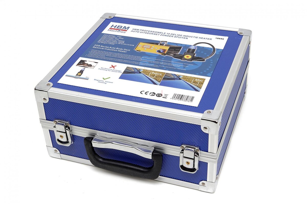 HBM professionelles 10-teiliges Induktionsheizgerät Auto-Dellenentfernungsset ohne Spritzen