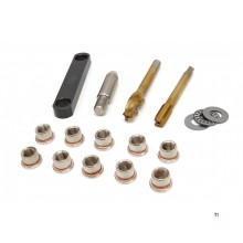 HBM Pinza de freno de 15 piezas, kit de reparación de roscas de pistón de freno para VAG, Opel y Ford