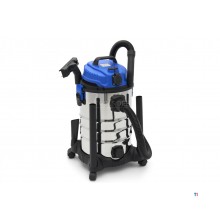 Aspirateur eau et poussière HBM 30 litres en acier inoxydable avec allumage automatique 1400 W