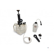HBM Professional 4 liters vakuumbremseudluftningssæt inklusive 1 liters opsamlingsflaske