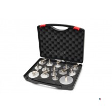 HBM Professional Electric Brake Bleeder and Clutch Bleeder Set Including 18 Adapters