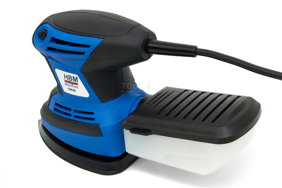HBM 200 Watts. Multifunctional Palm Sander Including 12 Sanding Sheets