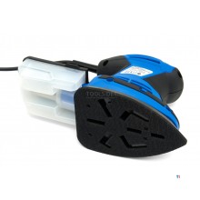 HBM 200 Watts. Multifunctional Palm Sander Including 12 Sanding Sheets