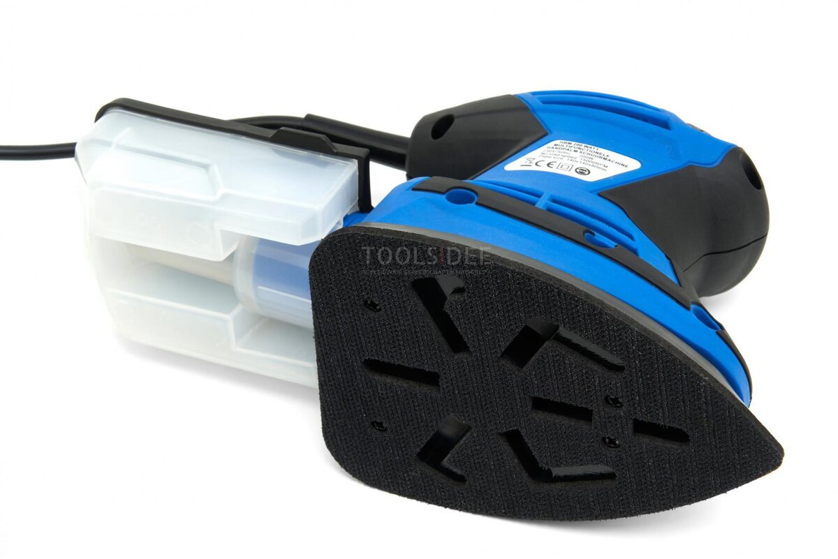 HBM 200 Watts. Multifunctional Palm Sander Including 12 Sanding Sheets