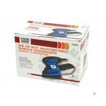 HBM 200 Watts. Multifunctional Palm Sander Including 12 Sanding Sheets