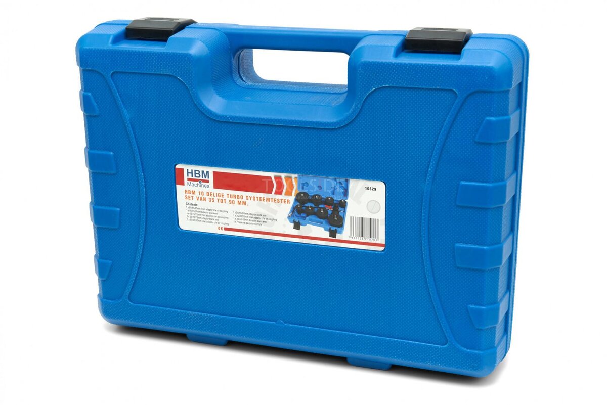 HBM 10 stk. Turbo System Tester Sæt Fra 35 til 90 mm.