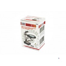 HBM Deluxe 3rd Hand -luuppilamppu 3-kertaisella luuppisuurennuksella ja LED-valolla HBM Deluxe 3rd Hand -luuppilamppu 3-kertaisella luuppisuurennuksella ja LED-valolla