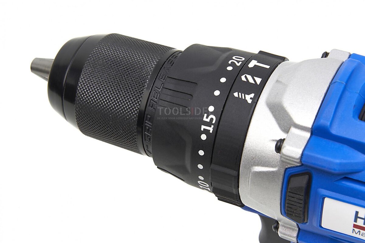 HBM Professional 20V 2.0AH Cordless Drill with 100 Piece Accessories Set