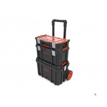 Tactix 3-delad modulär mobil vagn verktygsväska Set Tactix 3-delad modulär mobil vagn verktygsväska Set