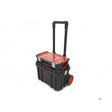Tactix 3-delad modulär mobil vagn verktygsväska Set Tactix 3-delad modulär mobil vagn verktygsväska Set
