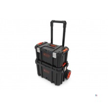 Tactix 3-delad modulär mobil vagn verktygsväska Set Tactix 3-delad modulär mobil vagn verktygsväska Set