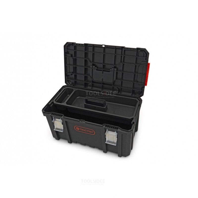 Tactix 3-delad modulär mobil vagn verktygsväska Set