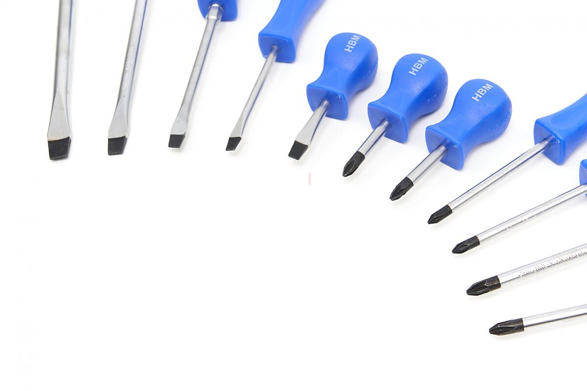 HBM 11 Delige Professionele Monteurs Schroevendraaierset 